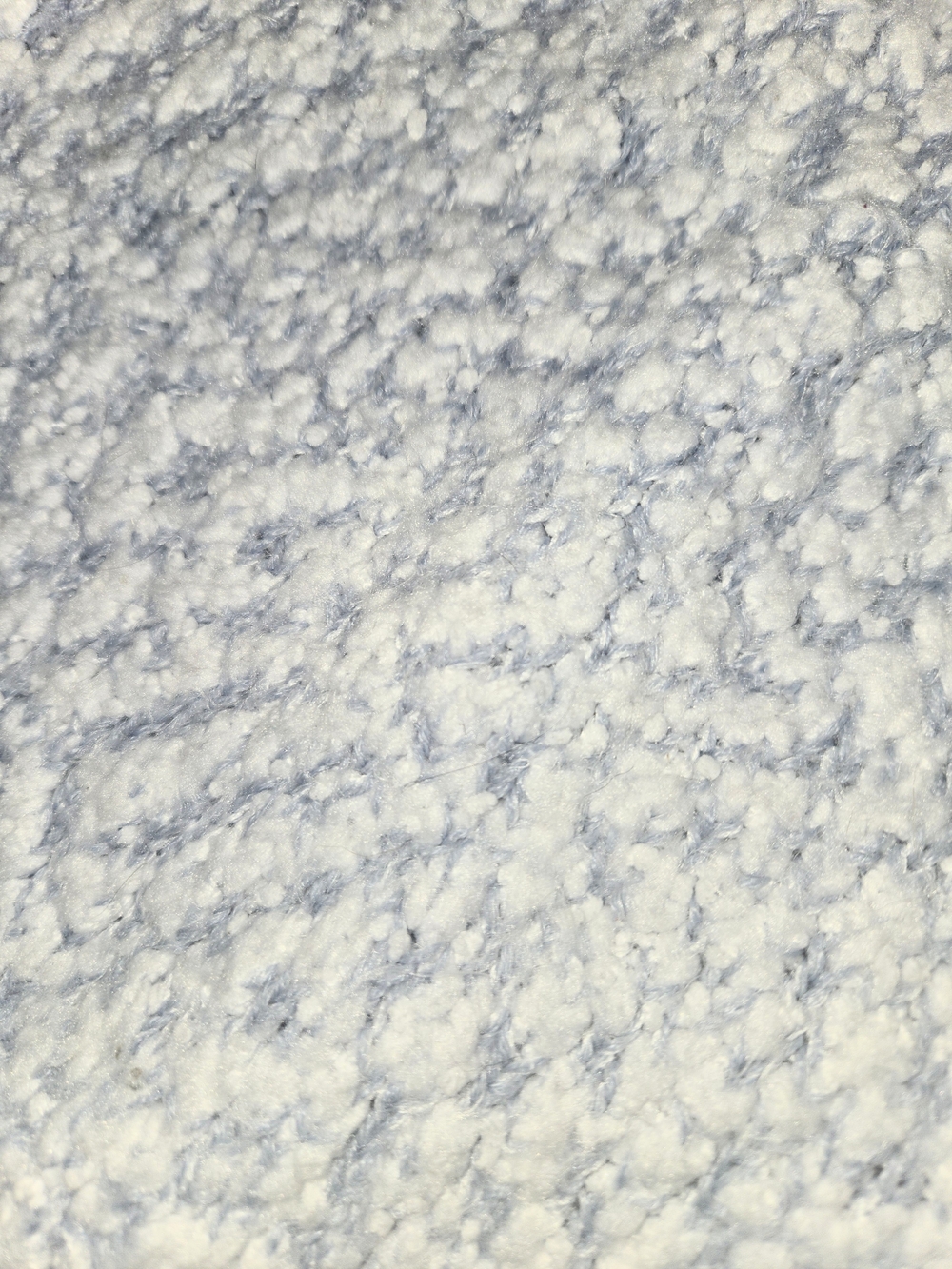 Buffalo David Bitton Cream and Powder Blue Marled Crew Eyelash Sweater Womens XL - Picture 5 of 10